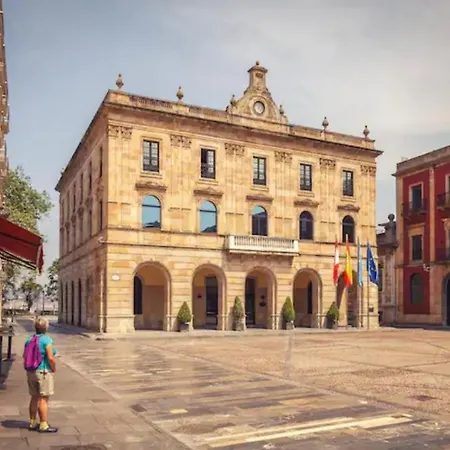 Daire Corazon De Gijon, A 1 Min De Playa, Bares Y Puerto