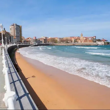 Corazon De Gijon, A 1 Min De Playa, Bares Y Puerto Daire