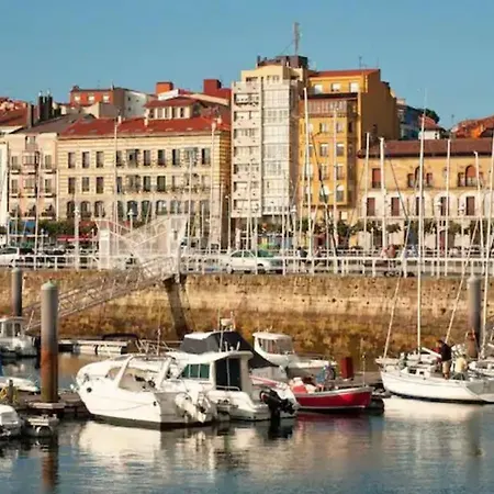 Corazon De Gijon, A 1 Min De Playa, Bares Y Puerto Apartament