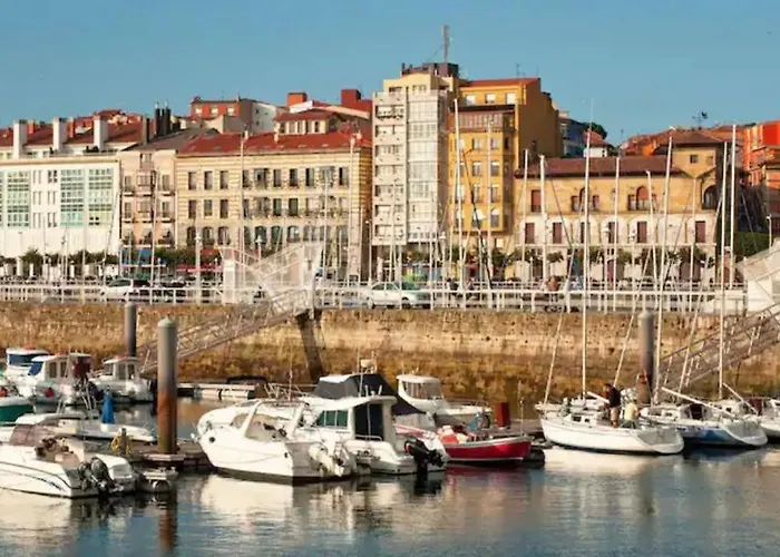 Corazon De Gijon, A 1 Min De Playa, Bares Y Puerto Daire