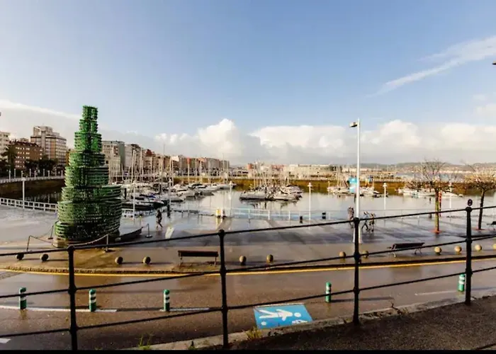 Daire Corazon De Gijon, A 1 Min De Playa, Bares Y Puerto